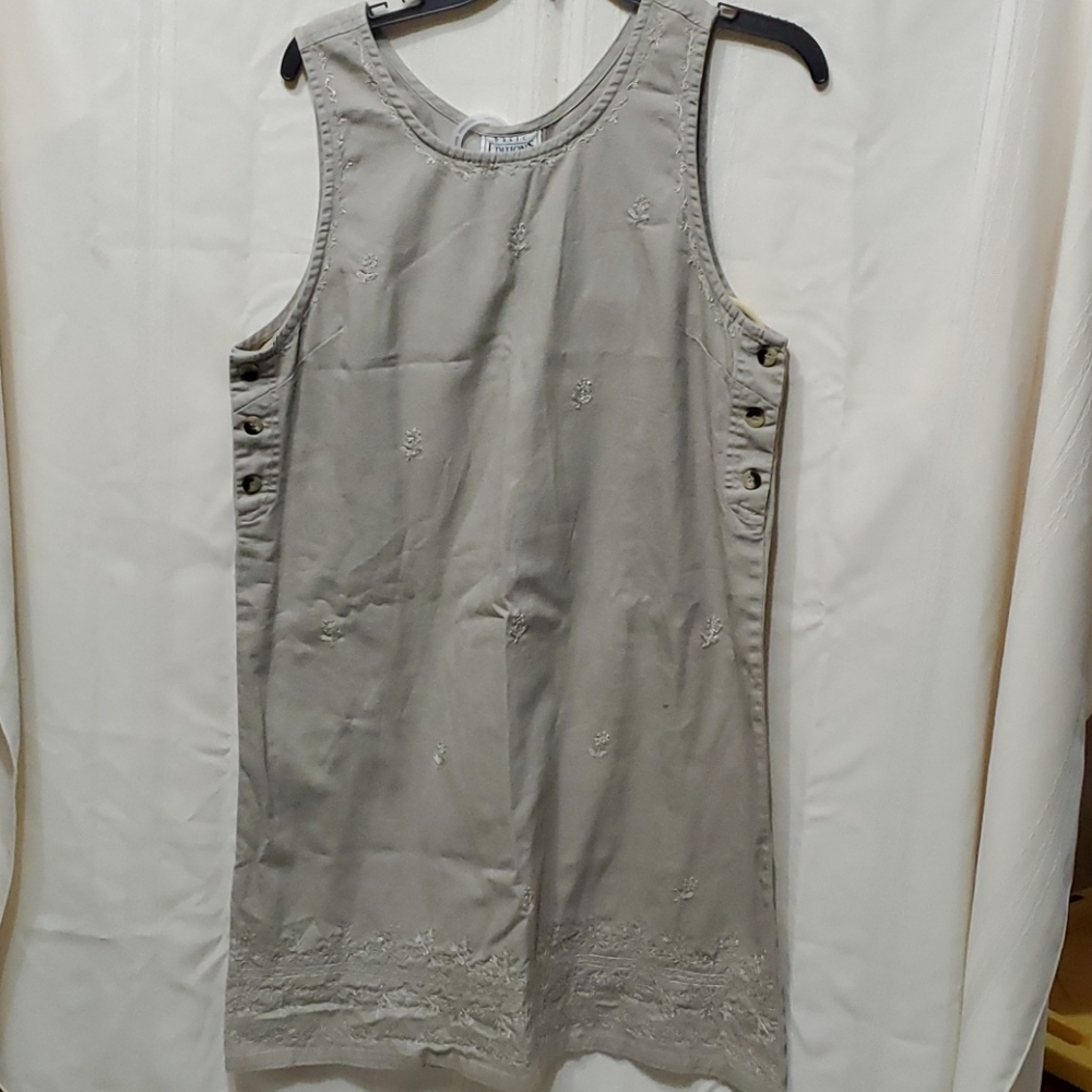 Taupe Jumper Dress